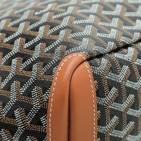 goyard brown|goyard luggage.